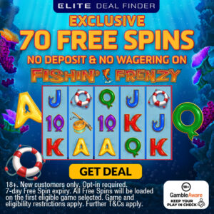 Exclusive 70 Free Spins – No Deposit & No Wagering