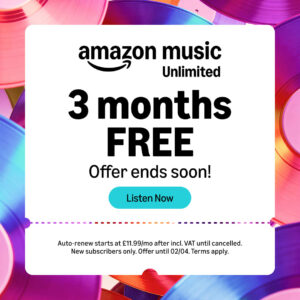 Free 3 Months of Amazon Music