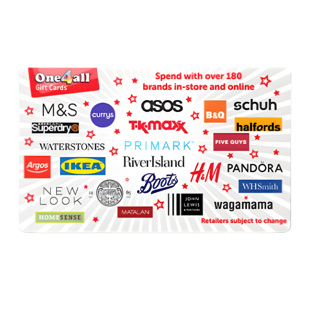 Free £15 One4all Gift Cards