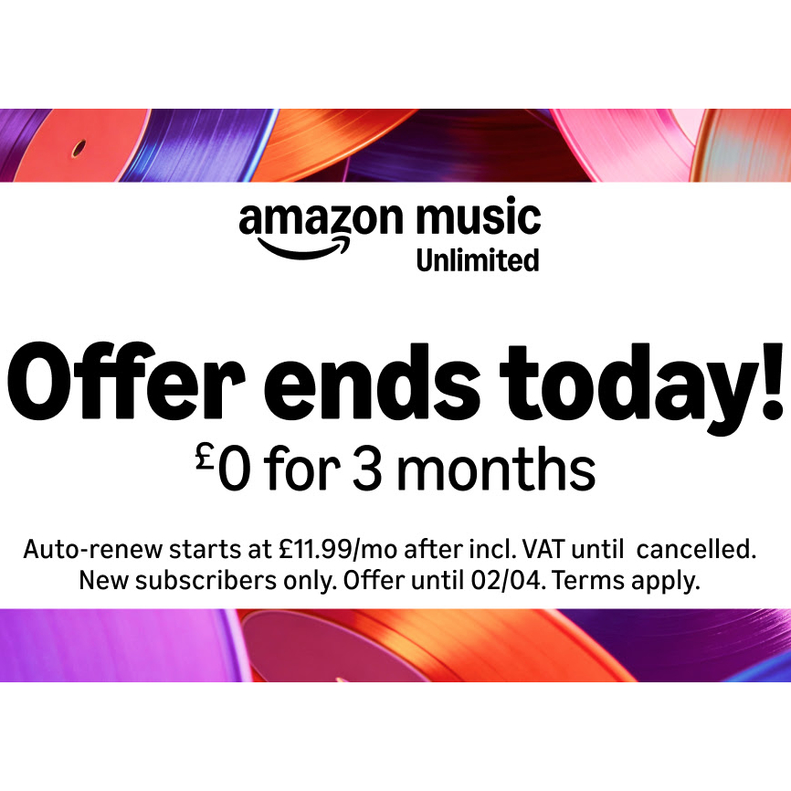 Free 3 Months of Amazon Music