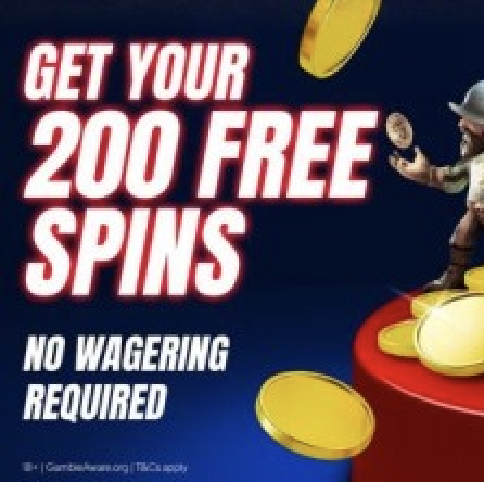 Get 200 Free Spins – No Wagering