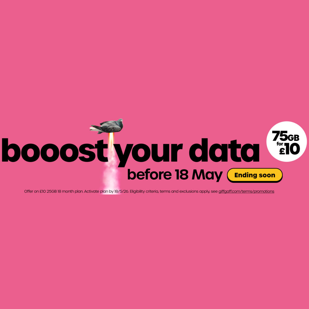 75GB Data For Only £10 – Limited Time