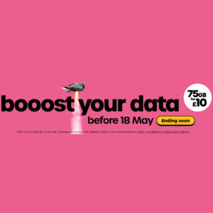 75GB Data For Only £10 – Limited Time