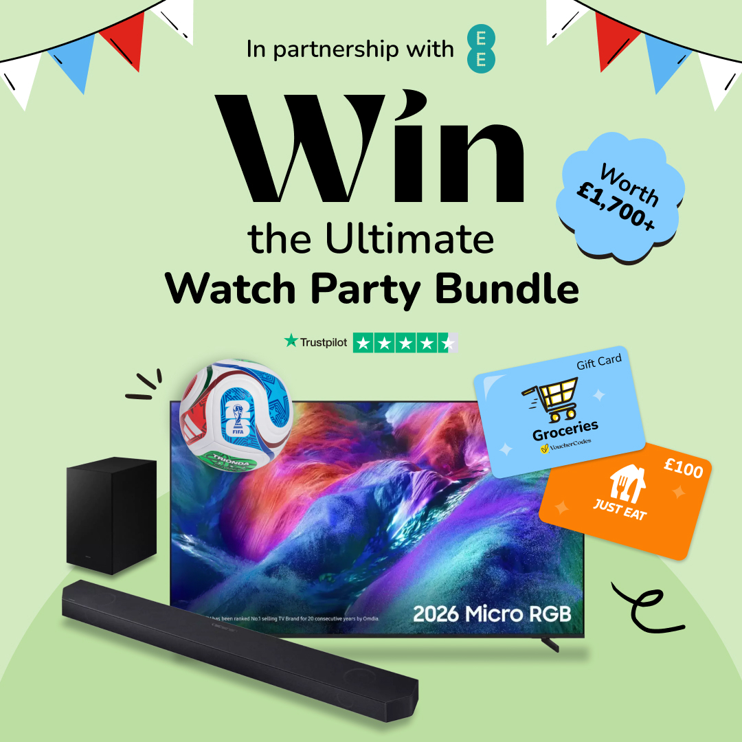 Win a Samsung 4K TV, Soundbar & £250 Gift Cards