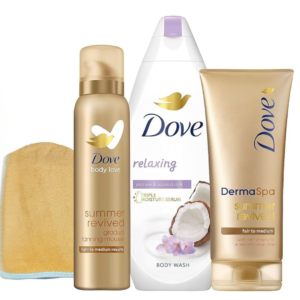 Win A Dove Self Tan Set