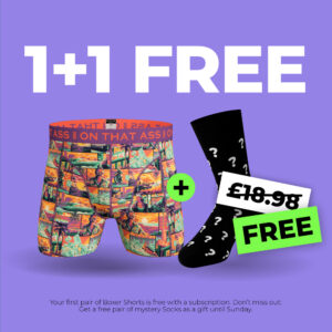 Free Boxer Shorts + Free Mystery Socks – This Weekend Only