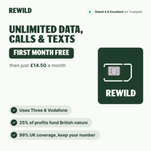 Free Unlimited Calls, Texts + Data SIM (1 Month)