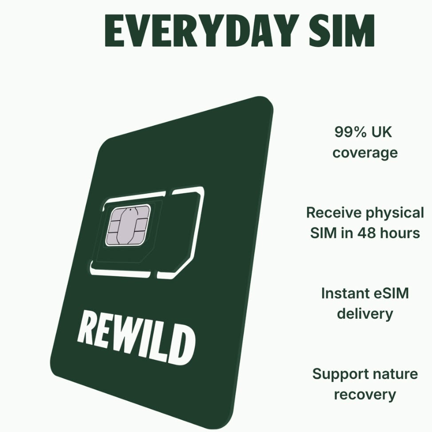 Free Unlimited Calls, Texts + Data SIM (1 Month)