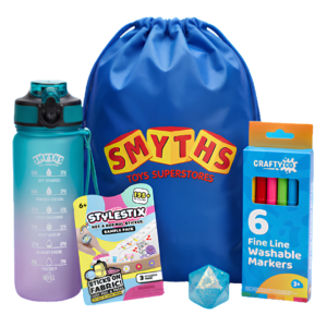 Free Smyths Toys Bag, Water Bottle & Marker Pens