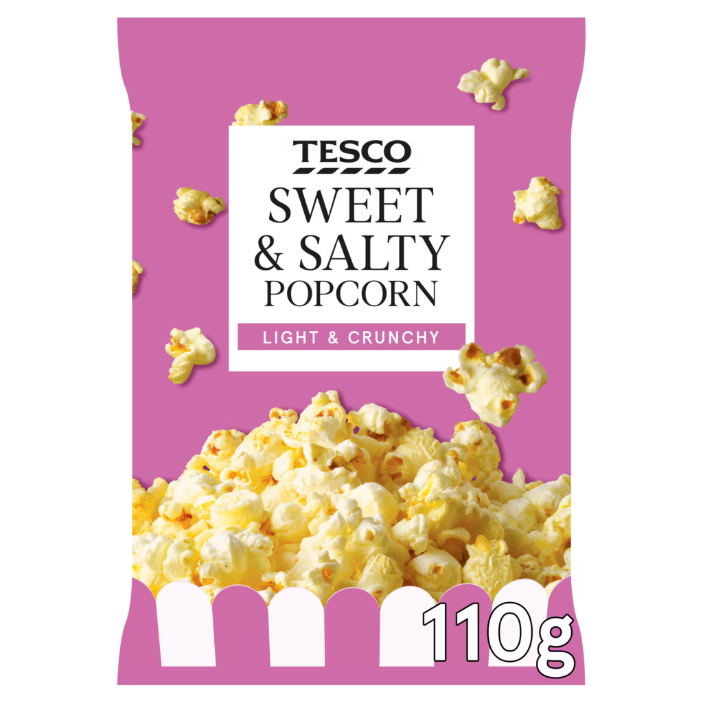 Free Tesco Sweet & Salted Popcorn