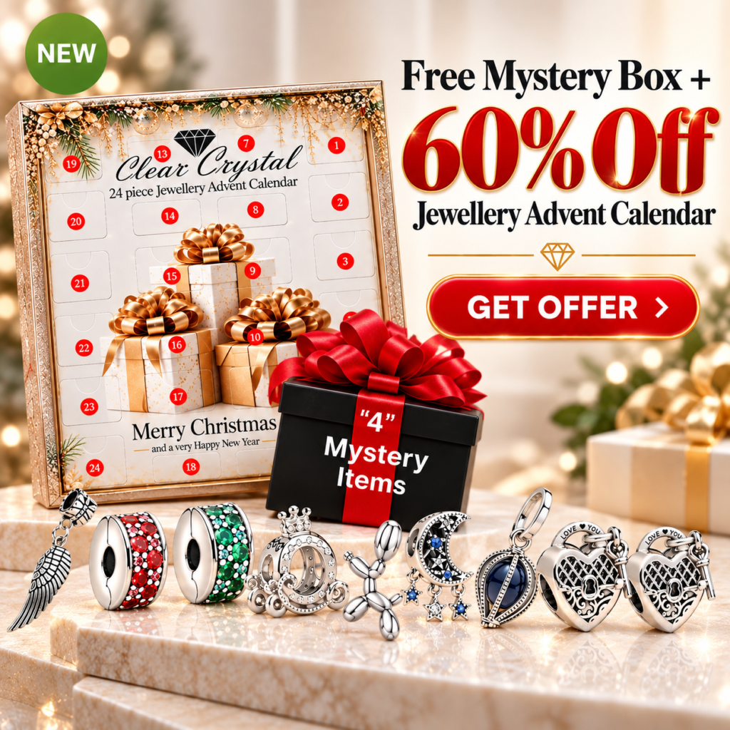 Free Mystery Box + 60% Off Jewellery Advent Calendar