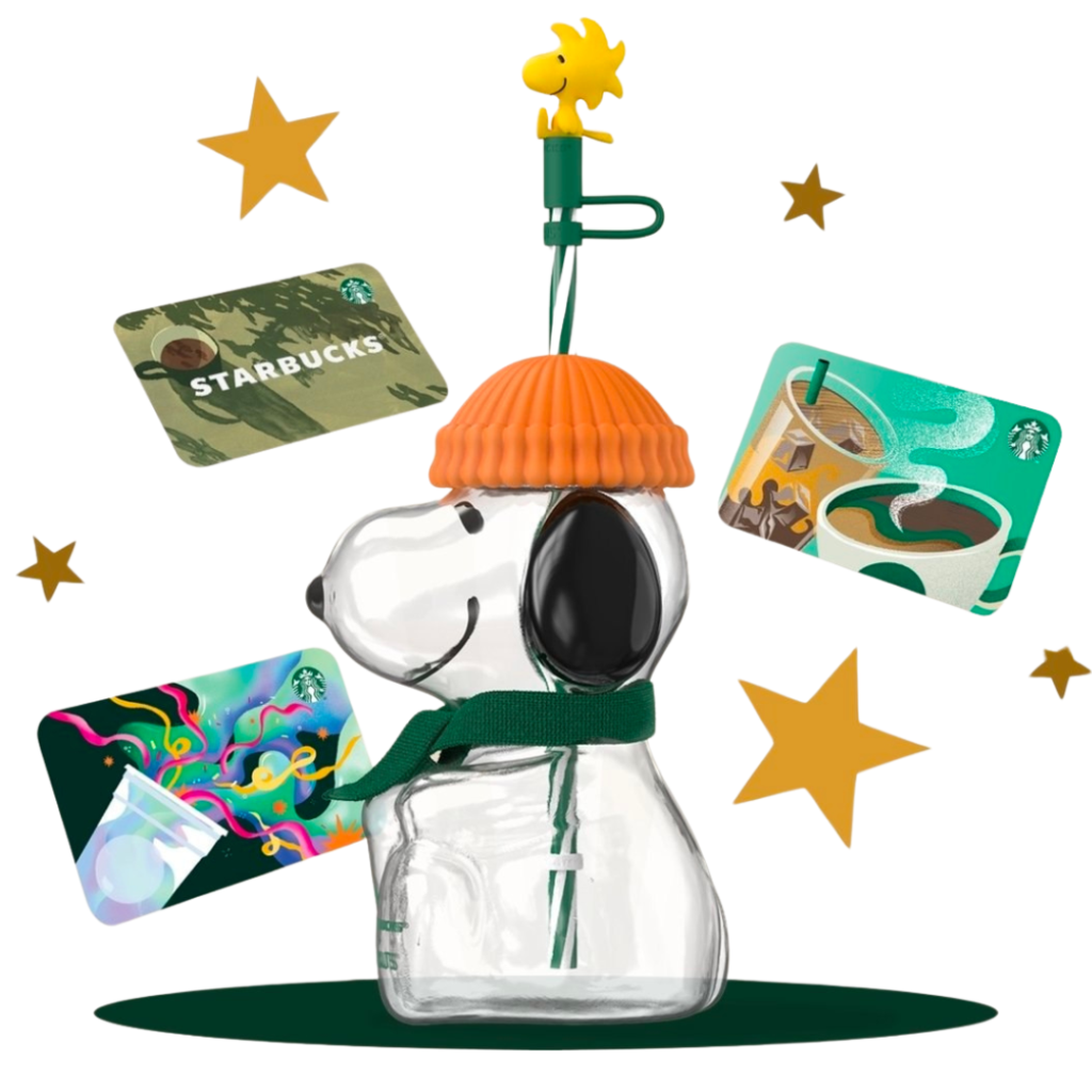 Free Starbucks £5 Gift Card & Snoopy Cup
